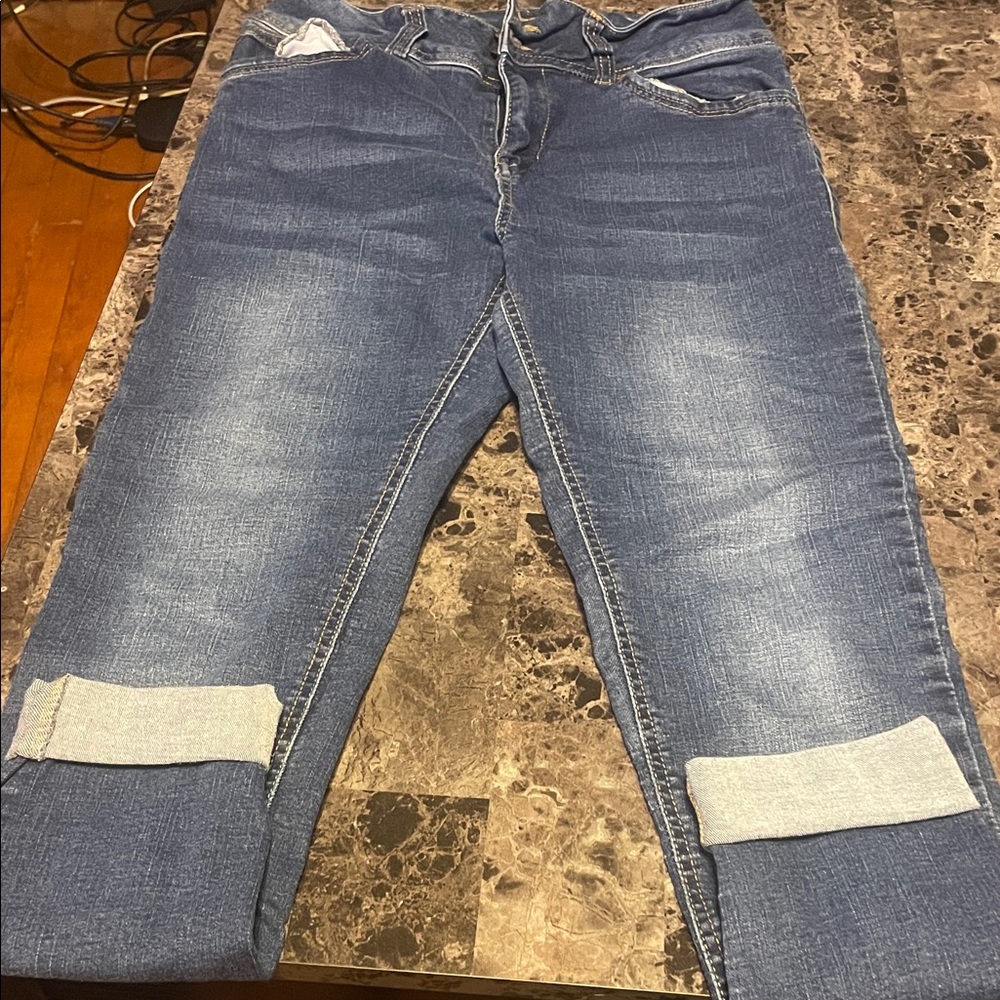 Refuge Blue Boyfriend Jeans